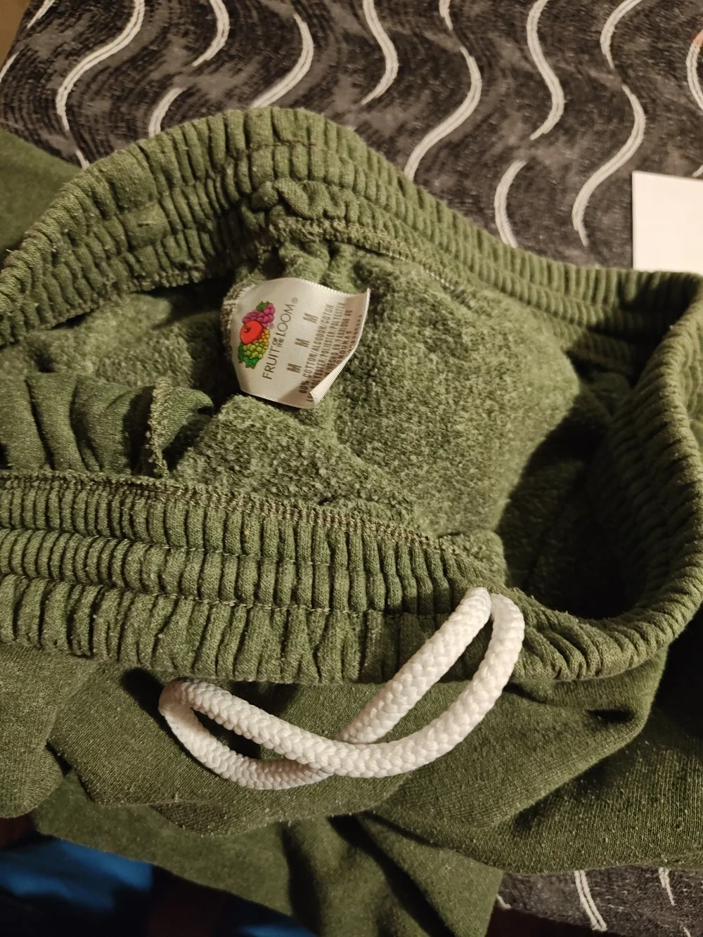 Fruit of the Loom Olive Green Kids Fleece Joggers